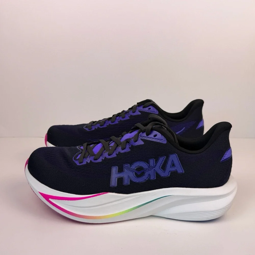 Hoka One One Mach 7 Running Shoes Men's Size 10D Purple 1171904 CKCS Sample